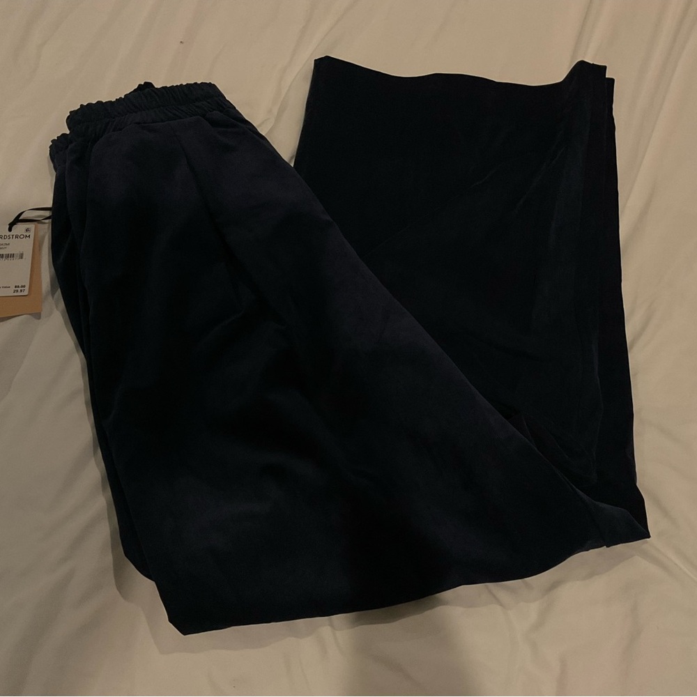 Black Wide-Leg Pants